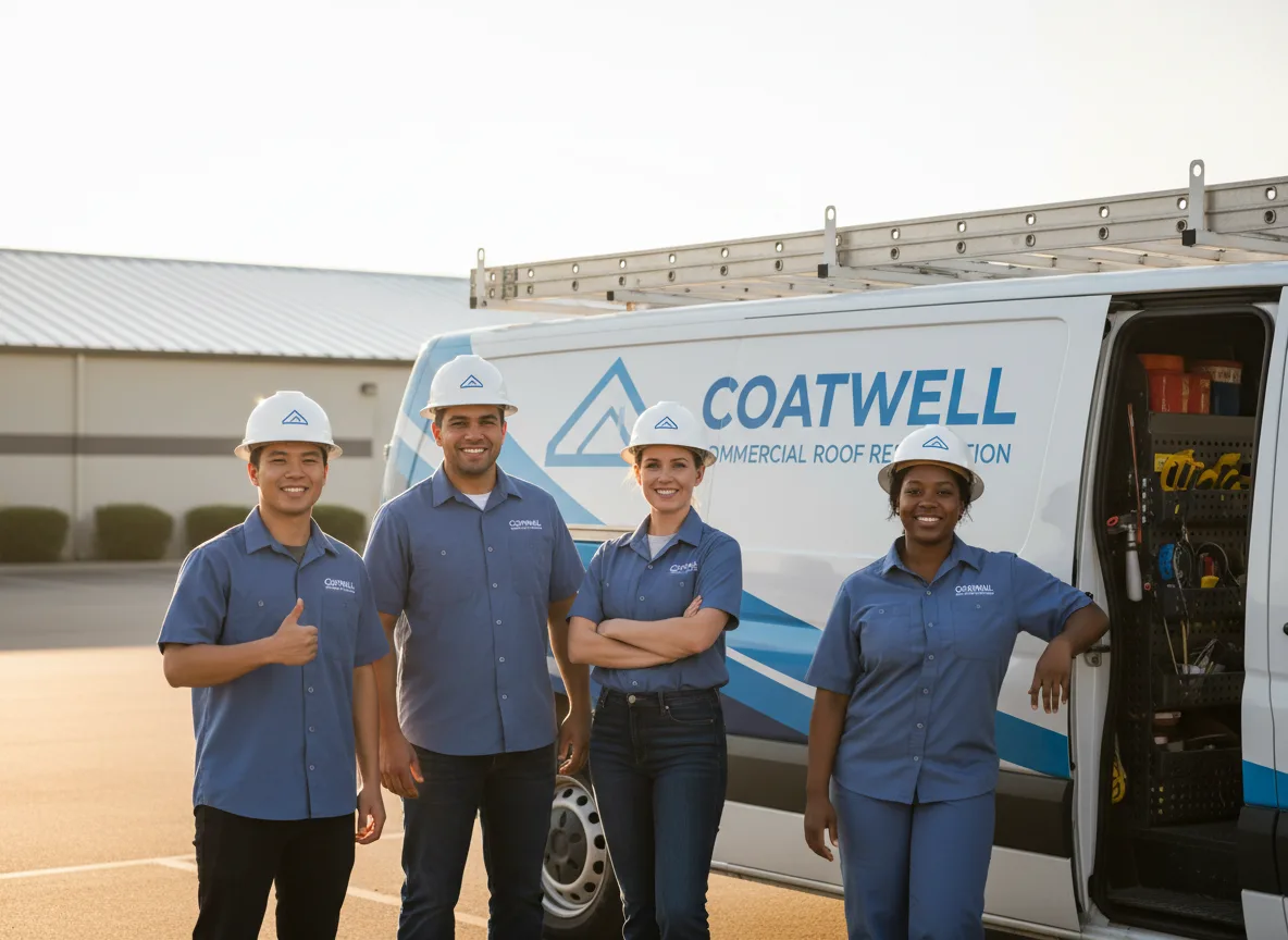 Commercial roof coating company in Blachly, OR